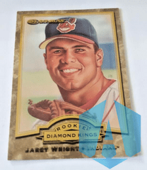 1998 Donruss Rookie Diamond Kings 07693/10000 Jaret Wright #6 of 12